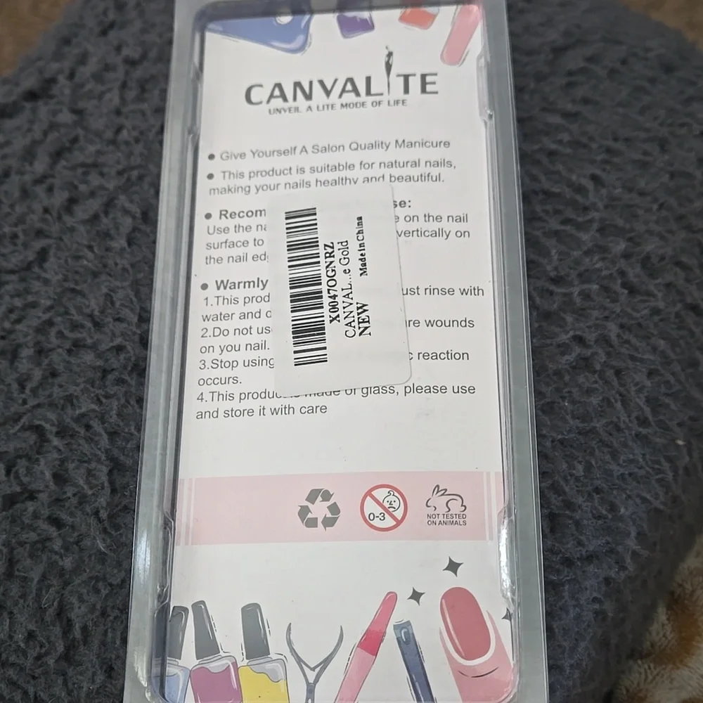 CANVALITE Glass Nail File Set in Pink - Picture 2 of 3